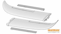 Tragflächen-Formteile EasyGlider+Electric Multiplex 224159