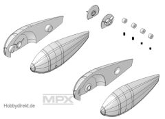 Radverkleidungen links und rechts AcroMaster Multiplex 224204