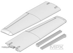 Tragflächen Mentor Multiplex 224230