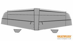 Tragflächen STUNTMASTER Multiplex 224379