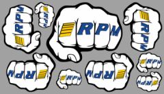 Abziehbilderbogen Fist Logo RPM RPM 70020