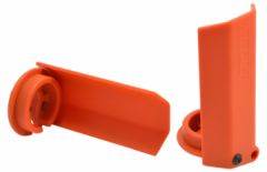 Stoßdämpfer-Schutzvorrichtungen Orange (2) X-Maxx RPM 80438