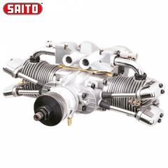 FA-182TD 30cc Twin 4-Takt Methanol Motor SAITO SAFA-182TD