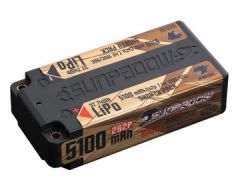 Li-Po Akku 2S 7,4V 5100mAh 100C Shorty Gold SUNPADOW 554383