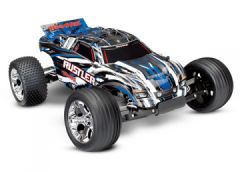 Rustler 2WD 1/10 RTR TQ Blue - With Batt/Charger Traxxas 37054-1BLUEX