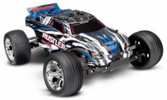 Rustler 2WD 1/10 RTR TQ Blue - w/o Battery & Charger Traxxas 37054-4BLUE