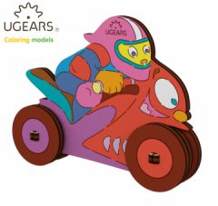 Motorradfahrer der Woche - 4Kids UGEARS Models 10006