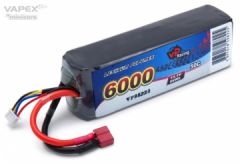 Li-Po Akku 3S 11,1V 6000mAh 50C T-Steckverbinder VAPEX VP98225