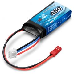 Li-Po Akku 2S 7,4V 450mAh 20C BEC-Stecker VAPEX LP0043F