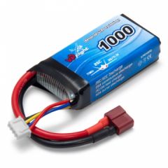 Li-Po Akku 3S 11,1V 1000mAh 25C T-Steckverbinder VAPEX LP010FD