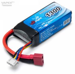 Li-Po Akku 3S 11,1V 1300mAh 30C T-Steckverbinder VAPEX VPLP014FD