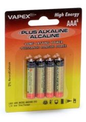 Plus Alkaline-Batterien AAA (4) VAPEX PLUSALKALINE-4AAA