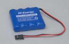 4.8v 1200mAh Ni-MH Rx Pk Flat Hi-Energy