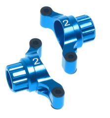 TT02-007-2BU Radträger hinten 2Grad Alu Blau 31706