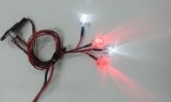 LED RC Lichtset mit 4 LED Weiß/Rot 35648