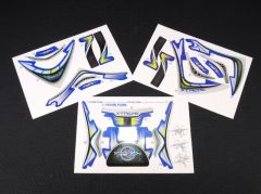 XDJI-02B Pre-Cut Body Sticker Set (Blau) 36872