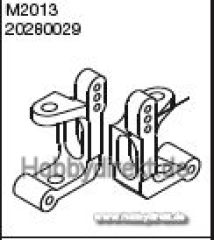 ACHSSCHENKELHALTER VORNE LI+RE Robbe 1-20280029 20280029