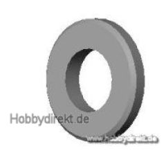 PASS-SCHEIBE 3X6X1 2STK Robbe 1-S4029 S4029