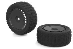 Arrma - DBOOTS KATAR T 6S TIRE SET GLUED (BLACK) (2pcs) AR550048 Hobbico