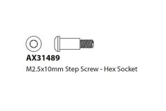 Axial - Hex Socket Button Screw M2.5x6x10mm - 6 pcs AX31489 Hobbico