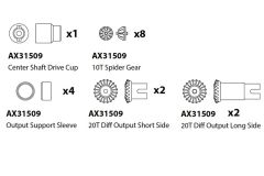 Axial - Differential Outputs Set AX31509 Hobbico