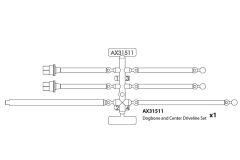 Axial - Dogbone Center Driveline Set AX31511 Hobbico