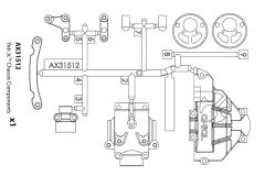 Axial - Chassis Components Yeti Jr AX31512 Hobbico