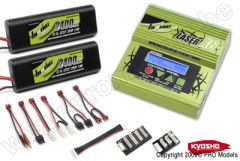 BIONIC CHARGER / LIPO COMBO 30C 2400MAH KYOSHO BC-CHA-2400D