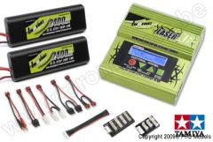 BIONIC CHARGER / LIPO COMBO 30C 2400MAH TAMIYA BC-CHA-2400T