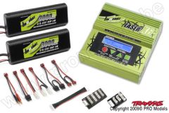 BIONIC CHARGER / LIPO COMBO 30C 3000MAH TRAXXAS BC-CHA-3000TR