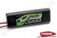 BIONIC CAR 30C 2400MAH 2S1P 7,4V KYOSHO DEAN CONNECTOR BCS30-2400-0201D