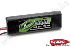 BIONIC CAR 30C 3500MAH 2S1P 7,4V KYOSHO DEAN CONNECTOR BCS30-3500-0201D