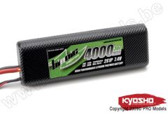 BIONIC CAR 30C 4000MAH 2S1P 7,4V KYOSHO DEAN CONNECTOR BCS30-4000-0201D