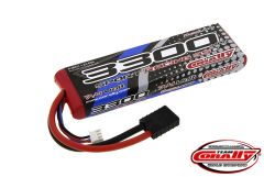 Team Corally - Performance 35C 3300 mAh 7,4V Li-Po Battery Pack, Semi-Hard Case 12Awg Wire Trx Connector C-48311