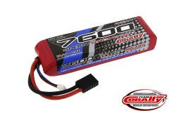 Team Corally - Performance 35C 7600 mAh 7,4V Li-Po Battery Pack, Semi-Hard Case 12Awg Wire Trx Connector C-48315