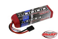 Team Corally - Performance 35C 10000 mAh 7,4V Li-Po Battery Pack, Semi-Hard Case 12Awg Wire Trx Connector C-48316