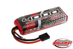 Team Corally - Performance 35C 4000 mAh 11,1V Li-Po Battery Pack, Semi-Hard Case 12Awg Wire Trx Connector C-48322