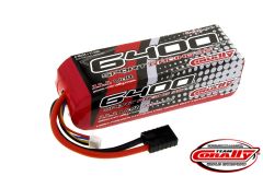 Team Corally - Performance 35C 6400 mAh 11,1V Li-Po Battery Pack, Semi-Hard Case 12Awg Wire Trx Connector C-48324