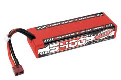 Team Corally - Sport Racing 50C LiPo Battery - 5400mAh - 7.4V - Stick 2S - Hard Wire - T-Plug C-49442