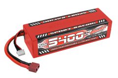 Team Corally - Sport Racing 50C LiPo Battery - 5400mAh - 11.1V - Stick 3S - Hard Wire - T-Plug C-49445