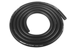 Team Corally - Ultra V+ Silikon Kabel - Extrem hochflexibel - Schwarz - 10AWG - 2683 / 0.05 Stränge - AD 5.5mm - 1m C-50106