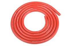 Team Corally - Ultra V+ Silikon Kabel - Extrem hochflexibel - Rot - 12AWG - 1731 / 0.05 Stränge - AD 4.5mm - 1m C-50110