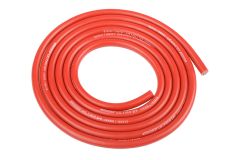 Team Corally - Ultra V+ Silikon Kabel - Extrem hochflexibel - Rot - 14AWG - 1018 / 0.05 Stränge - AD 3.5mm - 1m C-50120