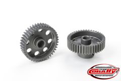 Team Corally - 64 DP Pinion Short Hard Anodised AL7075 41 Teeth - Ã¸3.17mm C-70341