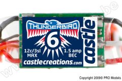 Castle - Thunder Bird 6 - Brushless Sport Flugregler - 2-3S - 6A - Bec CC-010-0055-00