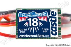 Castle - Thunder Bird 18 - Brushless Sport Flugregler - 2-3S - 18A - Bec CC-010-0058-00