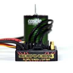 Castle - SV3 WATERPROOF 1:10TH 12V ESC 1406-6900 SENSORED COMBO CC-010-0115-07