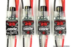 Castle - Quadpack 25 - Brushless Multi-Rotor Regler - 2-6S - 25A - 4-er Satz (1x Sbec - 3x Opto) CC-010-0132-00