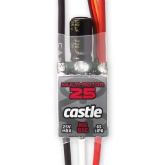 Castle - Multi-Rotor 25 - Brushless Multi-Rotor Regler - 2-6S - 25A - Opto CC-010-0135-00