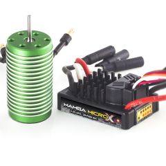 Castle - Mamba Micro X - Combo - 1-18 Extreme Brushless Car Regler mit 0808-4100 Sensorless Motor CC-010-0147-01